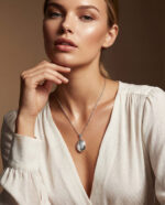 925 Sterling Silver Oval Photo Locket Necklace - Eira - Image 7