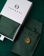 925 Sterling Silver Round Photo Locket Necklace - Aura - Image 6